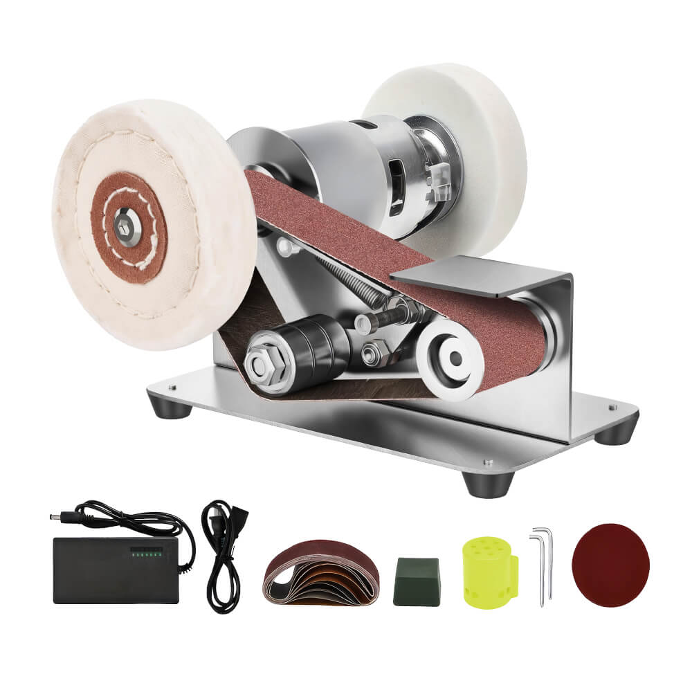 Mini Belt Sander with 7-Speed Adjustable Control