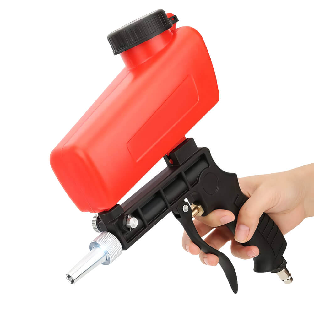 Adjustable Pneumatic Sandblasting Tool with 21lb Capacity
