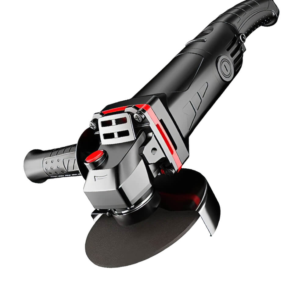 Compact Angle Grinder — Adjustable Speed & Safety Lock